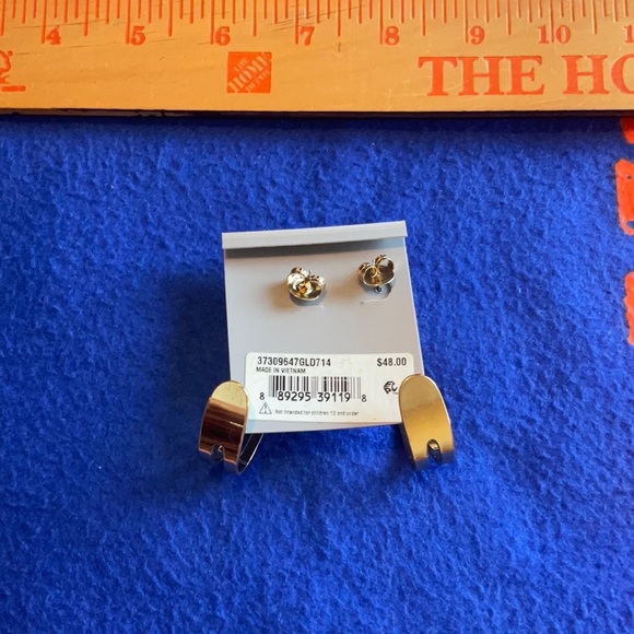 Robert Lee Morris Oval Open Hoops, NWT - Picture 7 of 8